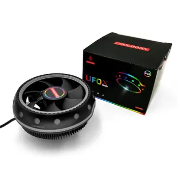 

Desktop Computer For MAD Interl CPU Radiator Colorful Luminous Fan LED Streamer Silent CPU Fan Cooling