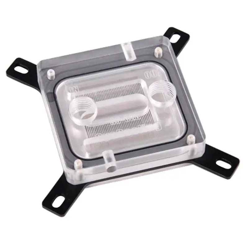 

SC-C26 Transparent Acrylic Computer CPU Cooler Water Cooling Block for Intel LGA Support Intel LGA 775/1366/1150/1151