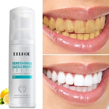 

Teeth Whitening Cleaning Mousse Essence Remove Oral Odor Plaque Stains Bubble Fresh Breath Bright Tooth Oral Hygiene Dental Care