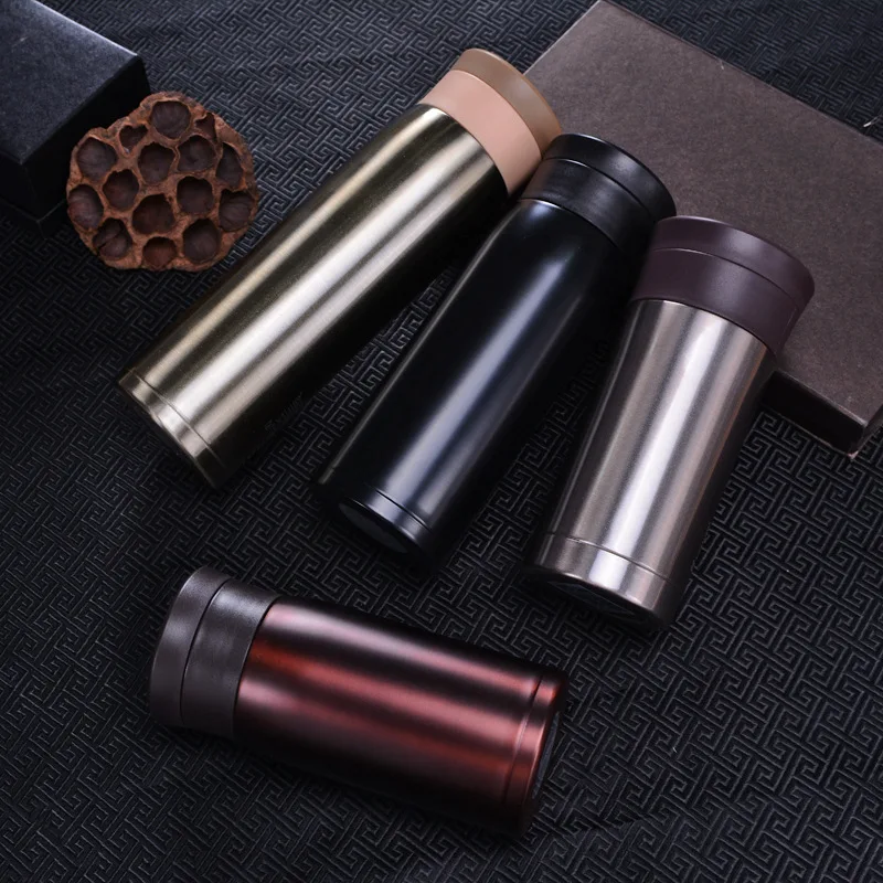 

2017 New Style Insulated Stainless Steel Bottle Business Spacious Gift Glass Logo