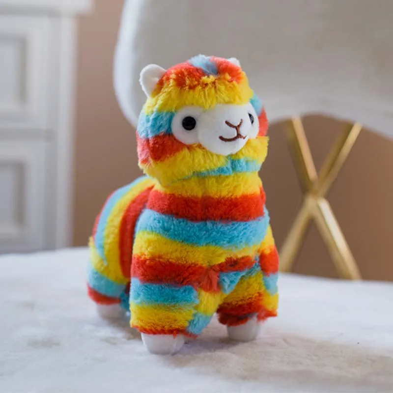 Rainbow-Alpaca-Plush-Toys-Kawaii-Alpacasso-Soft-Animal-Stuffed-Doll-20cm