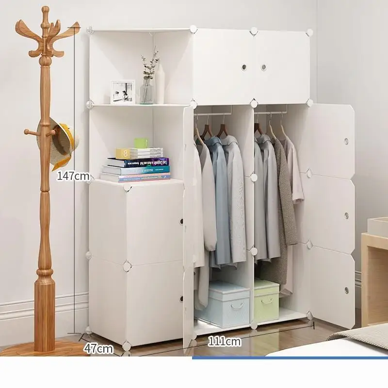 Para Casa Armoire/рада предложить покупателям De Rangement Armadio Guardaroba Garderobe Moveis туалетный столик шкаф для хранения Guarda Roupa Mueble шкаф - Цвет: Version AH