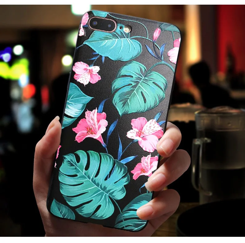 Cute Relief Soft Silicone Back Cover Case - Stylish and Protective Phone Case