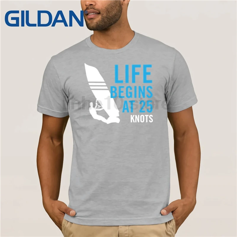 Мужская футболка с графическим дизайном для виндсерфинга, футболка для виндсерфинга, популярная мужская футболка - Цвет: light grey