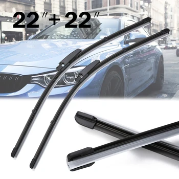

Windscreen Wipers 1 Pair 22" Front Window Windshield Wiper Blade Dedicated For Audi A4 S4 A6 C6