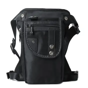 

Men Waterproof Nylon Drop Leg Bag Messenger Cross Body Shoulder Belt Hip Bum Fanny Pack Waist Thigh Travel Motorcycle Riding