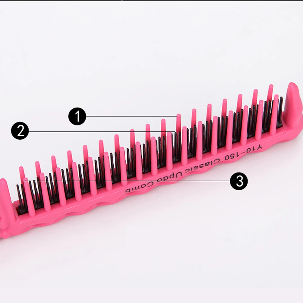 Backcombing антистатические расчёски расческа для волос термостойкость подарок инструмент для укладки кабеля крысы в 3 ряда зубов дорожная Щетка