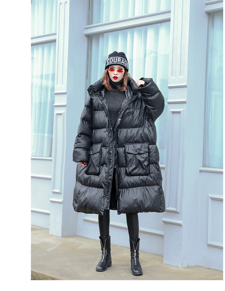 Max LuLu корейская модная зимняя повседневная одежда женская винтажная парка с длинным капюшоном женские стеганые куртки свободные негабаритные теплые пальто