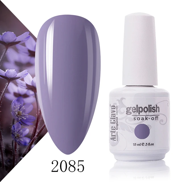 Arte Clavo 131 Colors Gel Polish Nail Gel Varnish Paint Semi Permanent Nails Art Gel Nail Polish For Manicure Top Coat Base Coat 2085