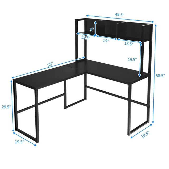 Corner Computer Desk Hutch Drawers  Corner Desk Hutch Home Office - Corner  Small - Aliexpress