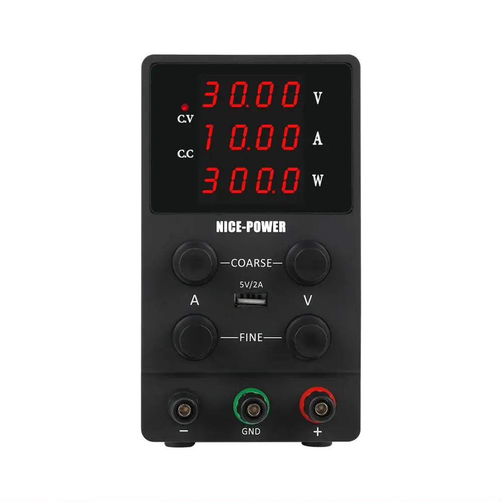 4 Digits USB DC Lab Power Supply Adjustable 30V 10A 60V 5A 120V 3A Accurate Regulated Voltage Regulator Switching Bench Source-3