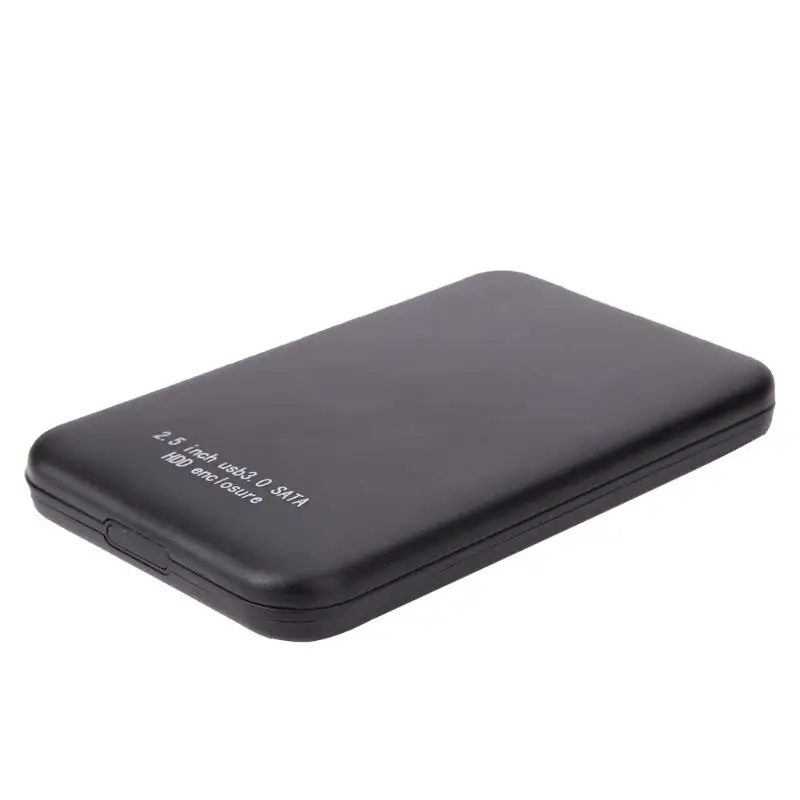 Черный Vktech 2," дюймовый SATA USB3.0 жесткий диск внешний корпус HDD диск чехол для жесткий диск для ноутбука коробка чехол Прямая Высокое качество - Цвет: Черный