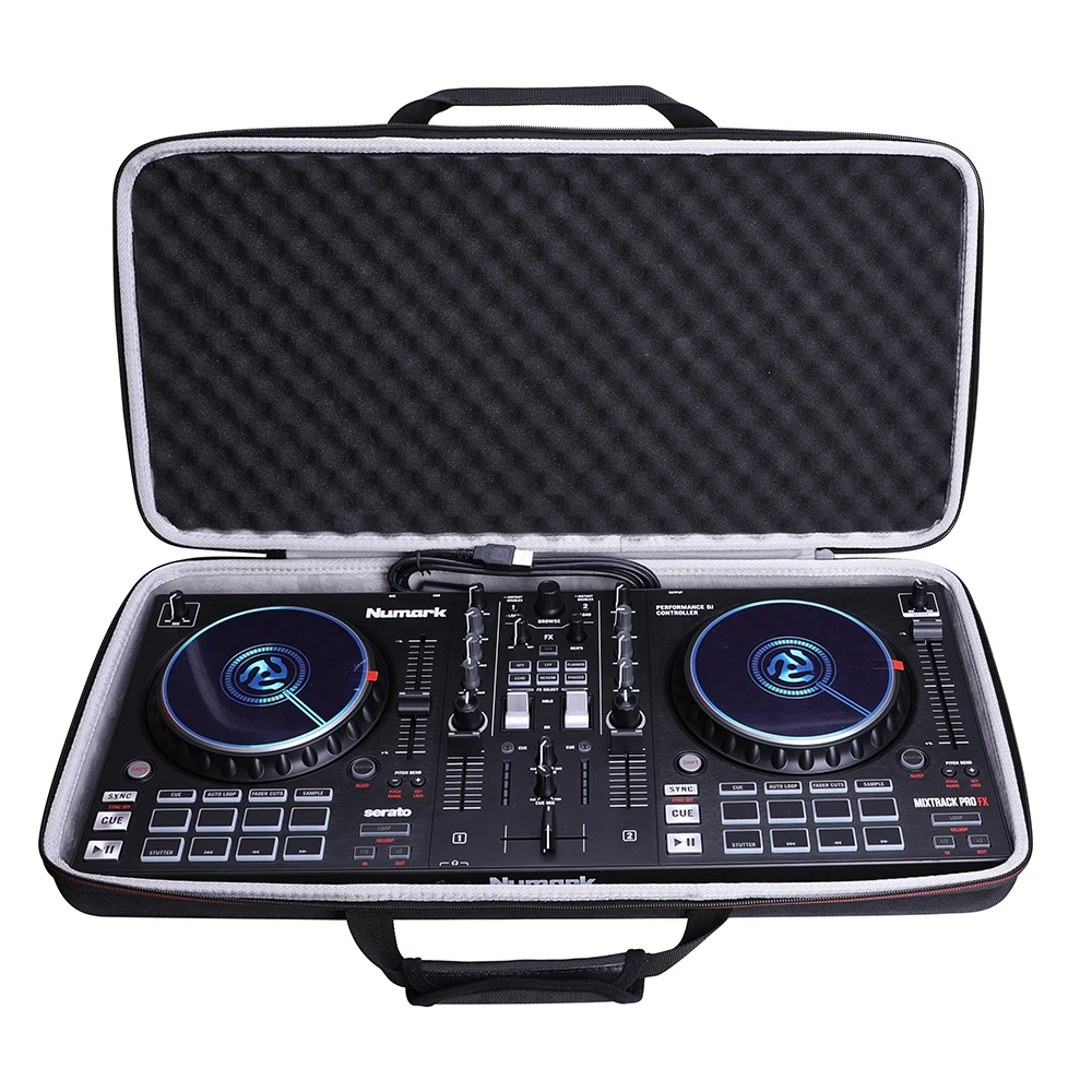 XANAD Hard Case for Numark Party Mix II or Numark Party Mix or Native Instruments Maschine Mikro Mk3 Drum DJ Controller（Inner Grey） 