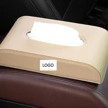 Кожаный Автомобильный подлокотник коробка для салфеток автоматический насос держатель кассеты съемная коробка для бумажных салфеток Органайзер Подходит для BMW