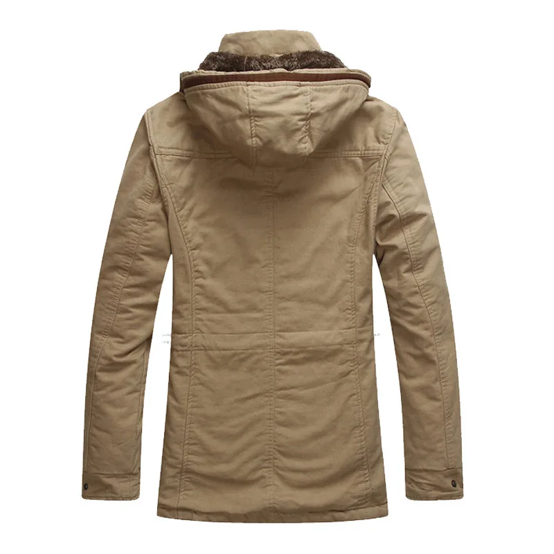 MEN'S WEAR Men Jacket Autumn New Products MEN'S Casual Jacket plus Velvet plus Cotton Hooded Washing Jacket