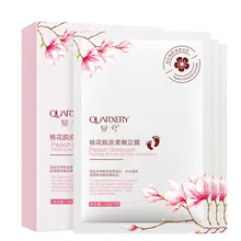 3 шт./кор. персиковая отшелушивающая маска для ног увлажняющий, увлажнение отбеливающие Ноги Уход за кожей для удаления омертвевшей кожи маска для пилинга ступней