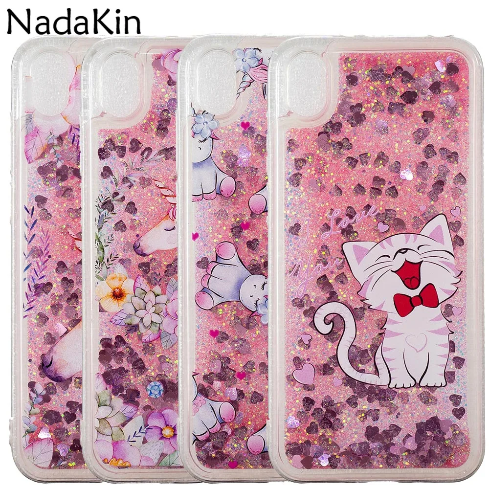 Luxury Painted Quicksand Case Shell for Huawei Honor 8A 8C 8X 7A Pro 7C 7S 20 9 Lite P Smart Plus Y5 Y6 Y7 2019 Y9 2018 Cover |