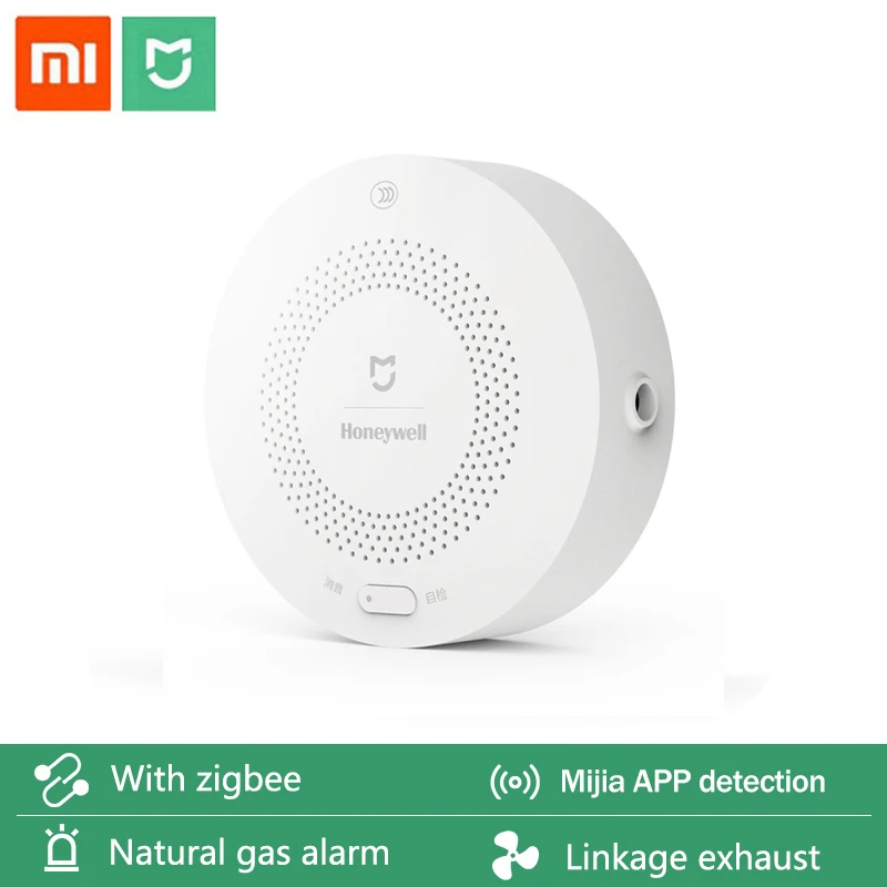 Датчик газа Xiaomi Honeywell детектор сигнализации датчик дыма пожарная защита потолок