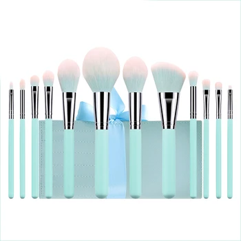 

Aigemei 12PCS Make Up Brushes Set High Quality Cosmetics Makeup Brushes Set Professional With A Bag Foundation Blush Eyeshadow