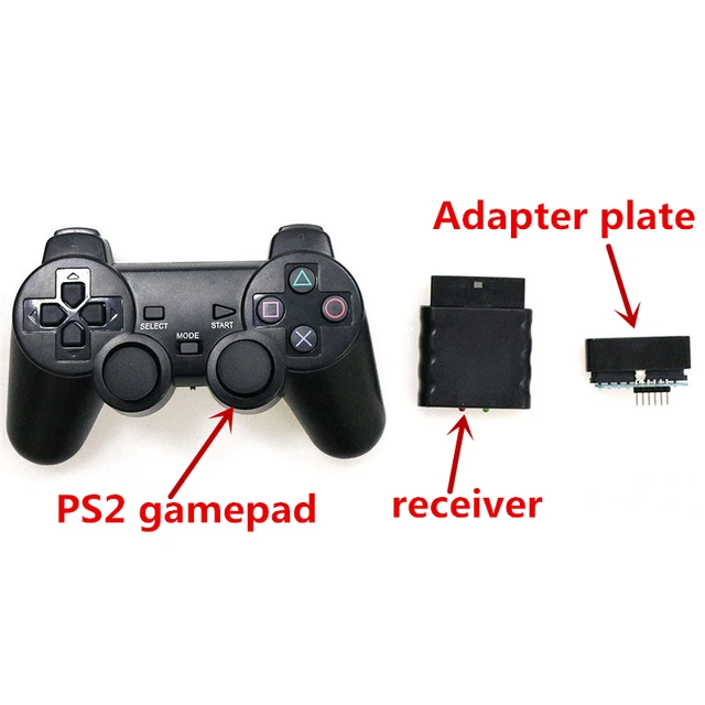 Wireless Handle Control Kit PS2 Gamepad + Receiver Controller For RC Robot Part DIY For Arduino