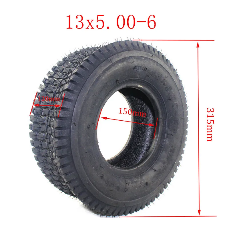Молния Высокая производительность 4 типа 13x5. 00-6 Хорошее качество tubless шины подходят картинг детская коляска ATV UTV - Цвет: tire B