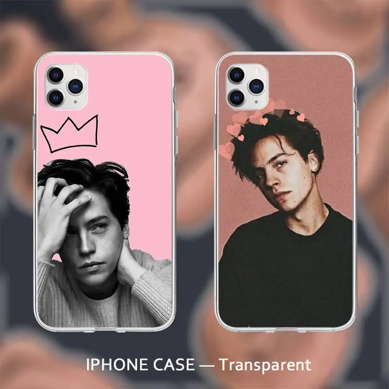 

TV Riverdale Series Cole Sprouse Transparent soft case cover case for iphone se 2020 6 6s 7 8 plus x xs max xr 11 12 pro max