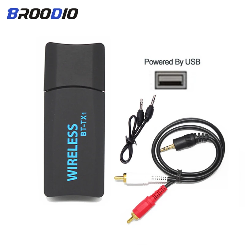 

Bluetooth 4.2 Receiver Transmitter Portable Stereo Audio Music 3.5mm USB Wireless Adapter for TV Bluetooth Headphones Speakers