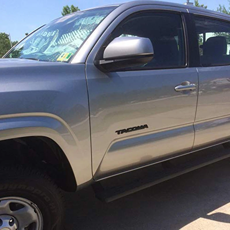 Для Tacoma V6 SR5 багажник автомобиля дверь багажника наклейка эмблема наклейка значок на замену для Toyota Tacoma 2005-(матовый черный) 5 шт. S