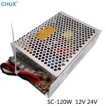 

CHUX UPS Power Supply 120W 12V 10A 24V 5A 13.8v battery charger universal SC120W AC DC SMPS Switching Power Supply