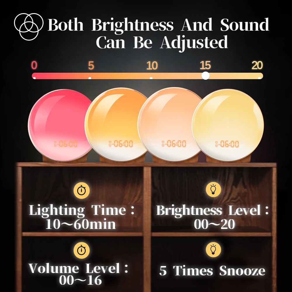 TITIROBA-Alarm-Clock-Wake-Up-Light-Digital-Snooze-Nature-Night-Lamp-Clock-Sunrise-Colorful-Light-With (4)