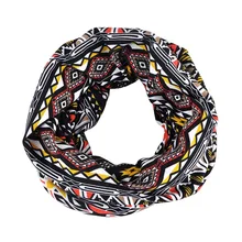 Универсальный Повседневный Шарф с геометрическим принтом для взрослых, модный беговой зонт, дышащий эластичный хлопковый головной убор с шеей, Теплый головной убор