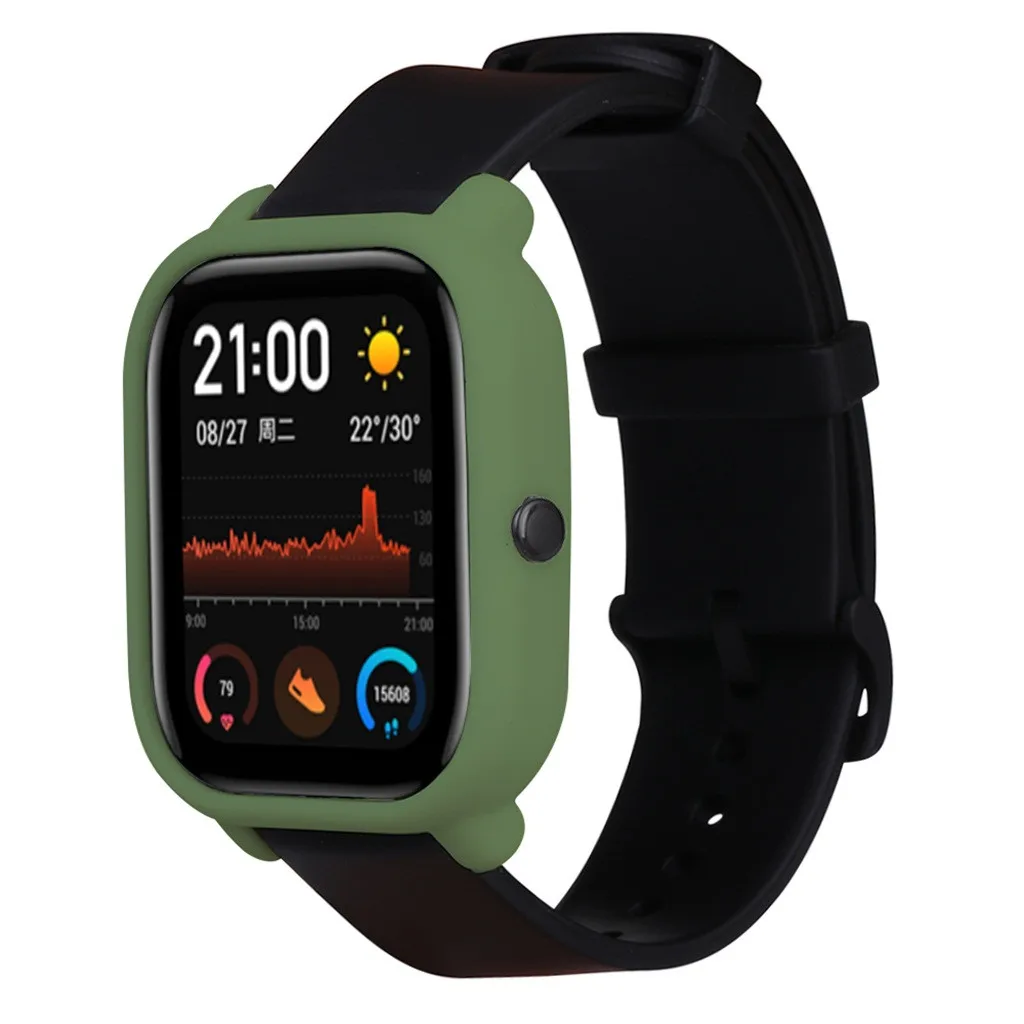 Ouhaobin защитный чехол для Xiaomi Huami Amazfit GTS Watch Мягкая силиконовая оболочка для Amazfit GTS крышка браслет аксессуары