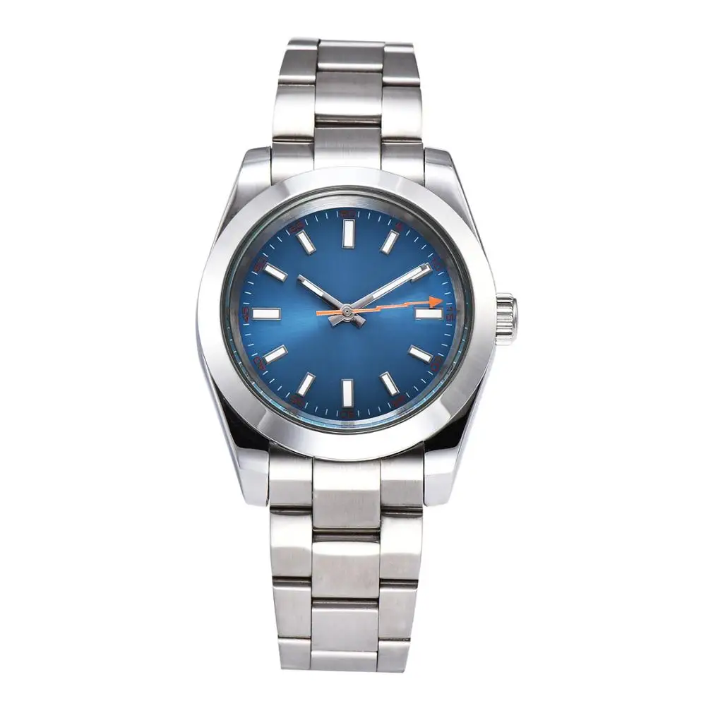 

watch men automatic mechanical watch Luminous waterproof 316L Solid stainless steel 40MM LLS88