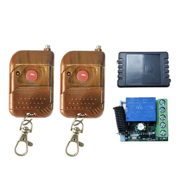 

QIACHIP 433MHz Universal Wireless Remote Control DC 12V 1 CH Relay Receiver RF Switch 1 Button Remote Control Gate Garage Opener
