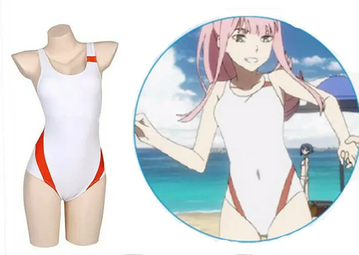 Женский купальник-бикини с принтом «DARLING in the FRANXX Zero Two»