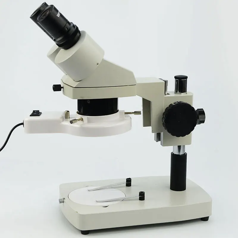 

30X 60X Binocular Stereo Microscope External Ring Light Illuminated Industrial Microscopio Mobile Phone Clock Repairing