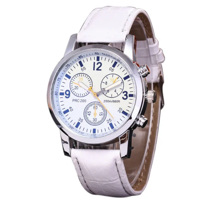 

Blueray Glass Three-Eyed Six-pin Belt Watch Geneva Men Belt Watch