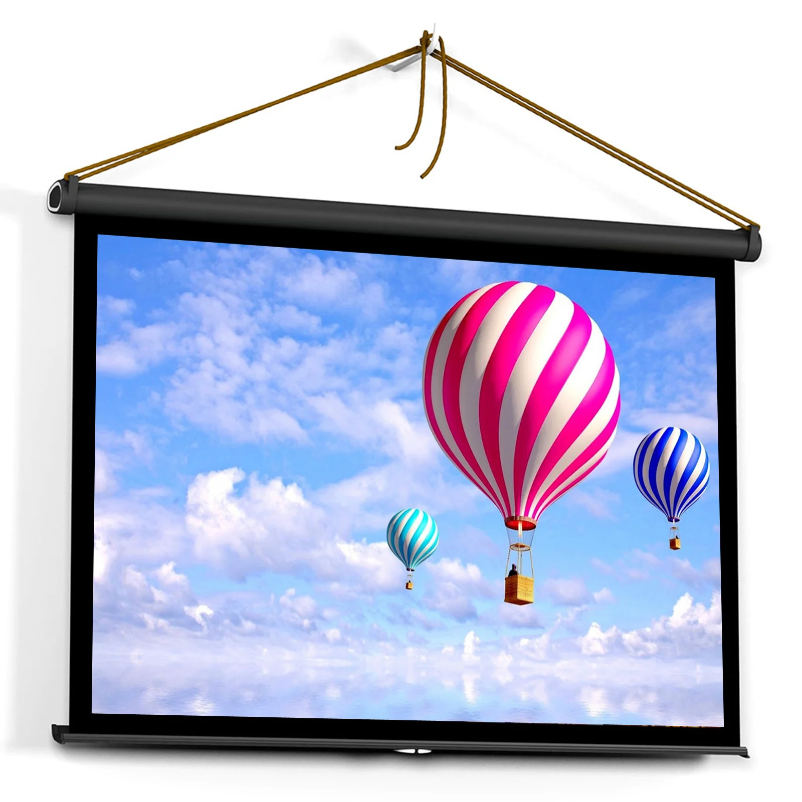 PROD 1005001709163904 40/50 inch Projector Screen 16:9 Tabletop
Projection Screen Manual Pull Up Folding Home Theater for DLP Projector
Handheld