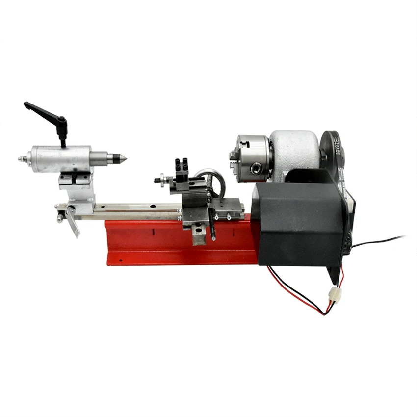 Highprecision Desktop Mini Lathe DIY Household Instrument Wood Bead Lathe Small Woodworking