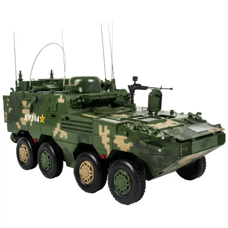 1/22 металлический Коммуникационный автомобиль грузовик 8*8 военный бронированный танк модель металлический автомобиль