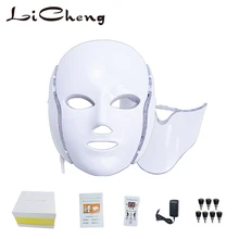 Licheng тушь для ресниц светодиодный светильник для лица Омоложение кожи уход за лицом Лечение Красота анти акне терапия отбеливание 7 цветов