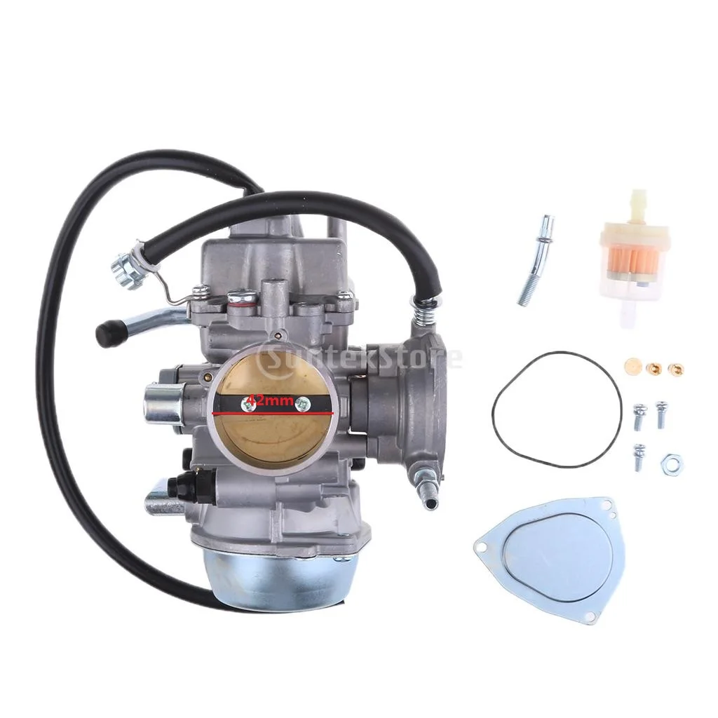 Iron Carburetor Carb With Gas Oil Filter Kit For CF500 CF188 ATV Quad