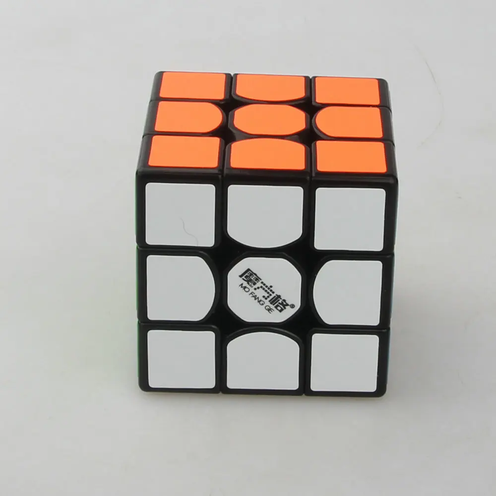 [Thor трехслойный Кубик Рубика черно-белый с рисунком] 3X3X3 57 Размер XMD Thor 3-Order Magic Cube