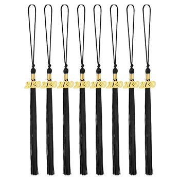 

8 Pcs Graduation Fringes Graduation Hat Fringes 2020 Year Decorations Graduation Party 9.4 Inches