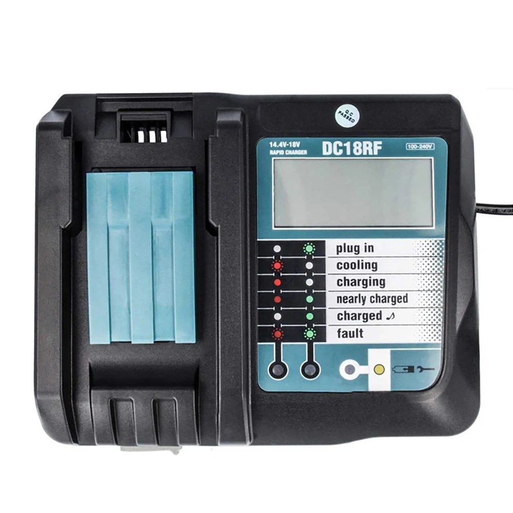 

Suitable for Makita/Makita 14.4-18V DC18RF/3.5A with LCD display tool battery charger