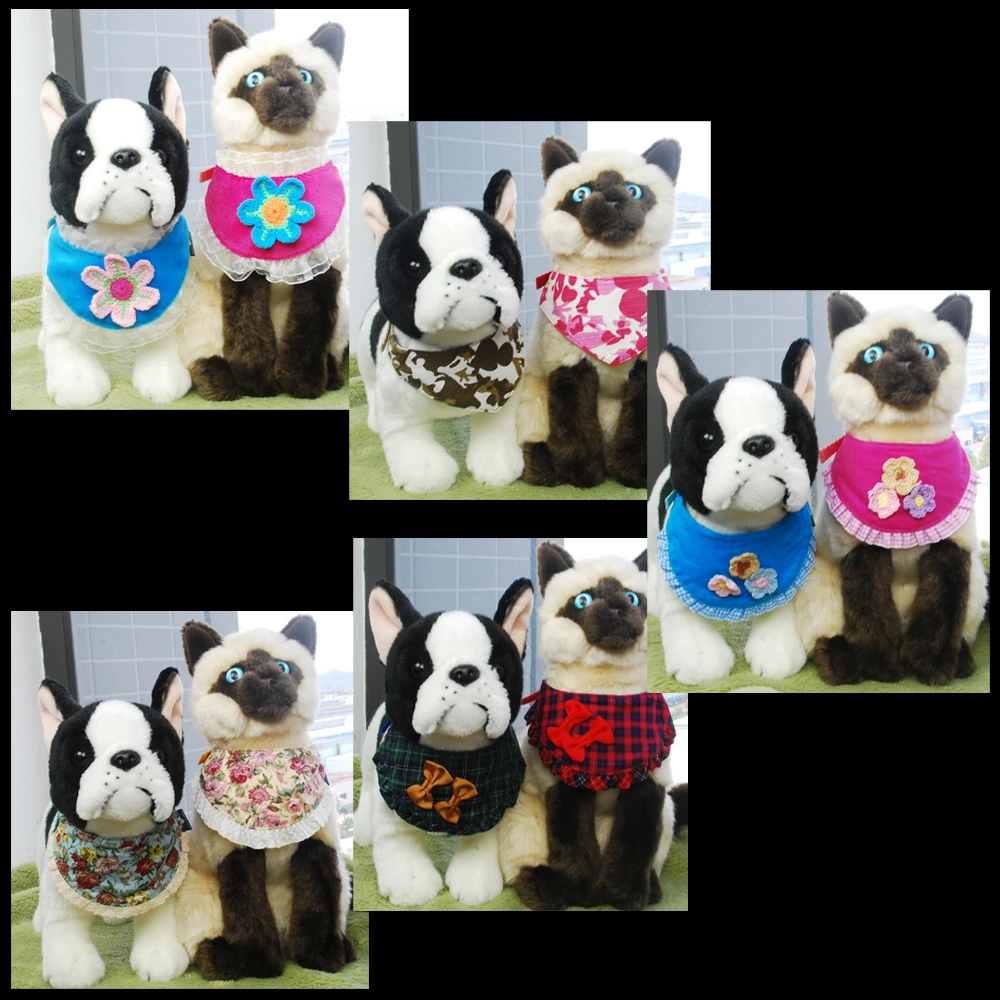 

Pet Products Pet Dog Cotton Scarf Dogs Cats Accessories Triangular Bandage for Small Medium Large Pet Fashion Design
