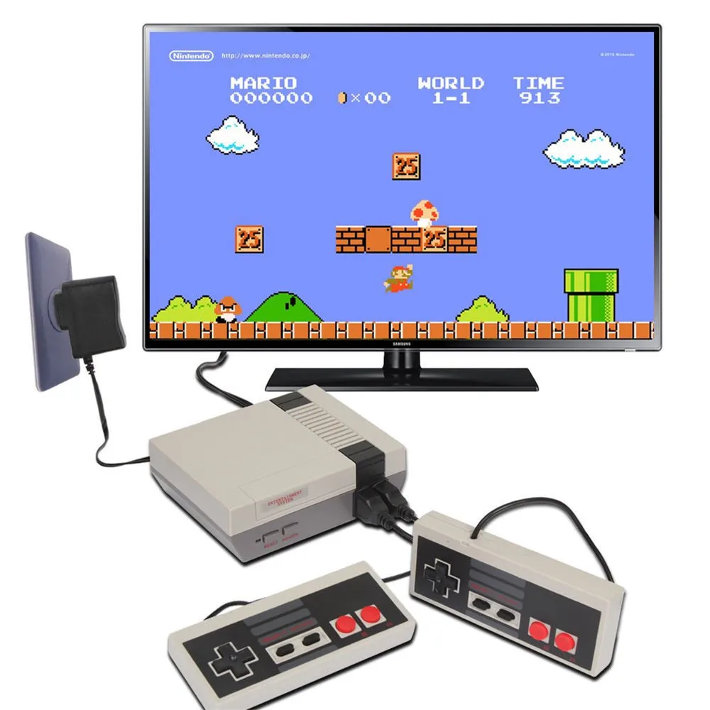 Мини ТВ игровая консоль 8 бит Ретро видео встроенный 620 игр Ручной игровой плеер