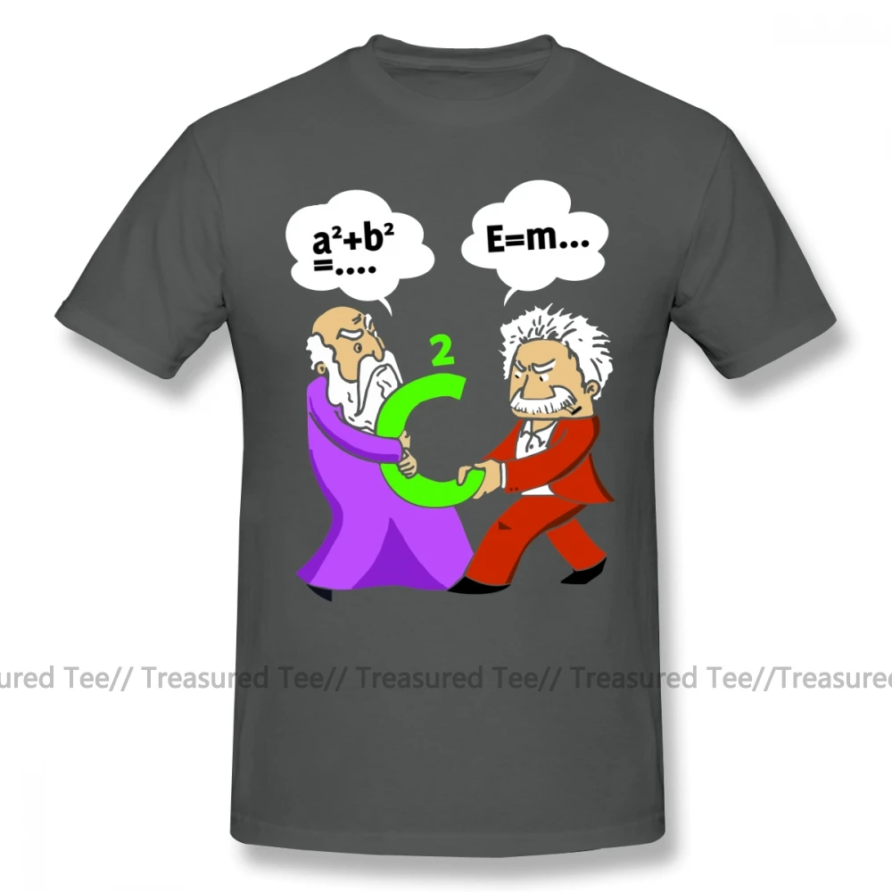 Футболка С Эйнштейном, с пифагорами, С Эйнштейном, футболка с коротким рукавом, 100 хлопок, футболка, забавная уличная одежда, графическая футболка