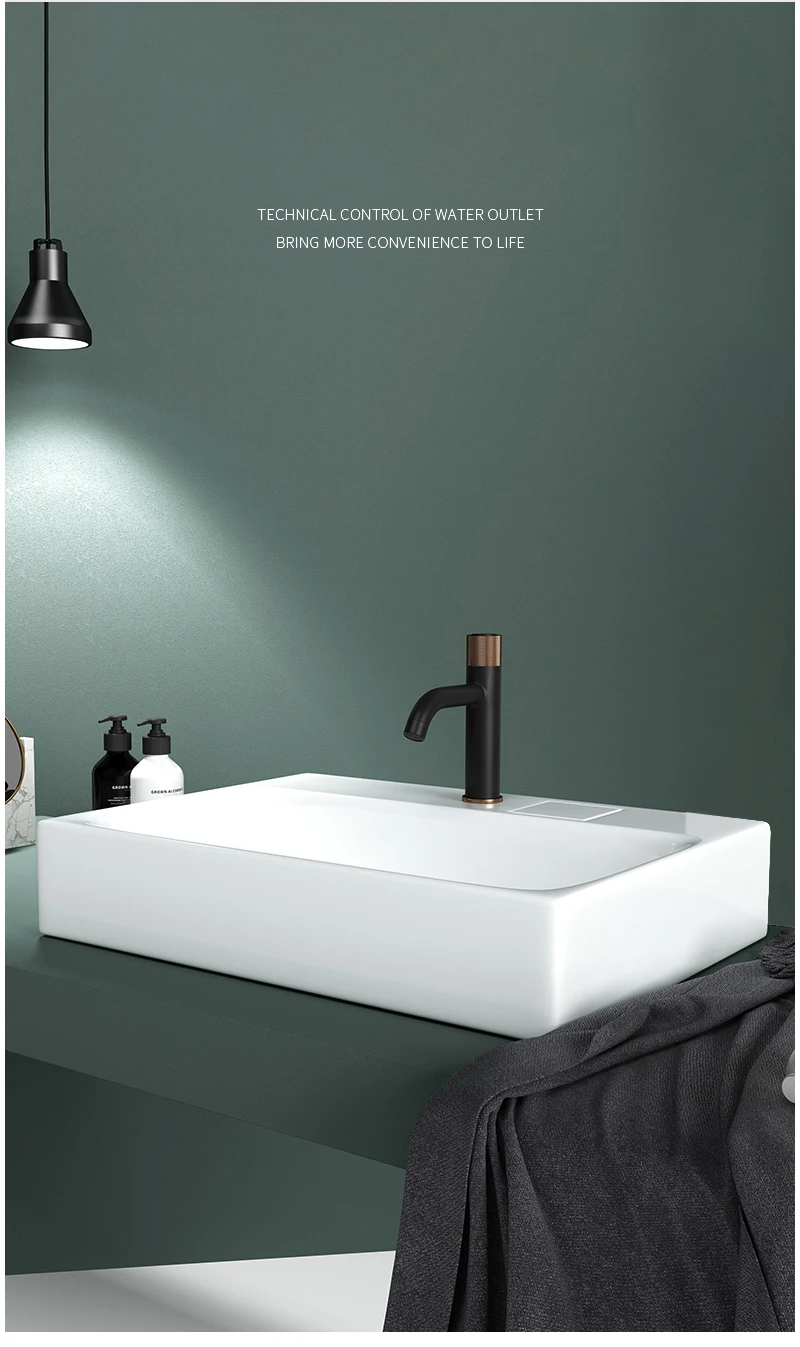 Современные раковины для ванной комнаты матовый черный белый керамический сосуд над счетом со скрытым сливом мягкий шланг дизайнерский умывальник AM929