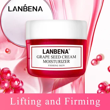 

LANBENA Grape Seed Face Cream Lifting Deepl Repairing Nourishing Facial Firming Protecting Revitalizing Tighten Nurish Skin Care
